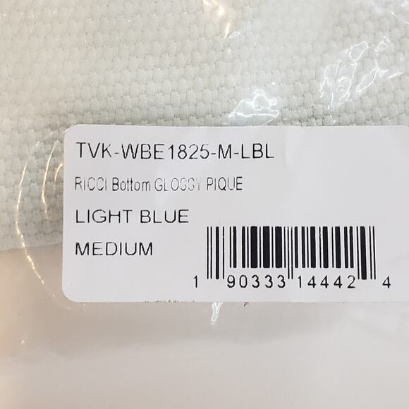 Tavik Ricci Bottom Flossy Pique Light Blue Women's Medium Swim Beach Pool - Picture 4 of 8